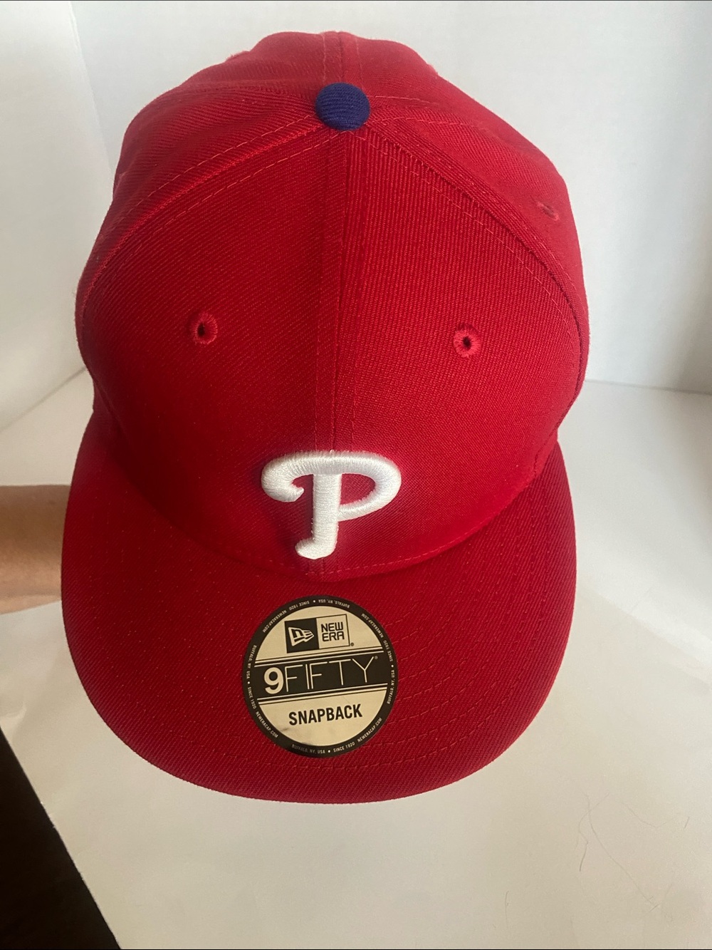 New Era 9Fifty Philadelphia Phillies Men’s Baseball Cap with SnapBack P Logo - Picture 2 of 6